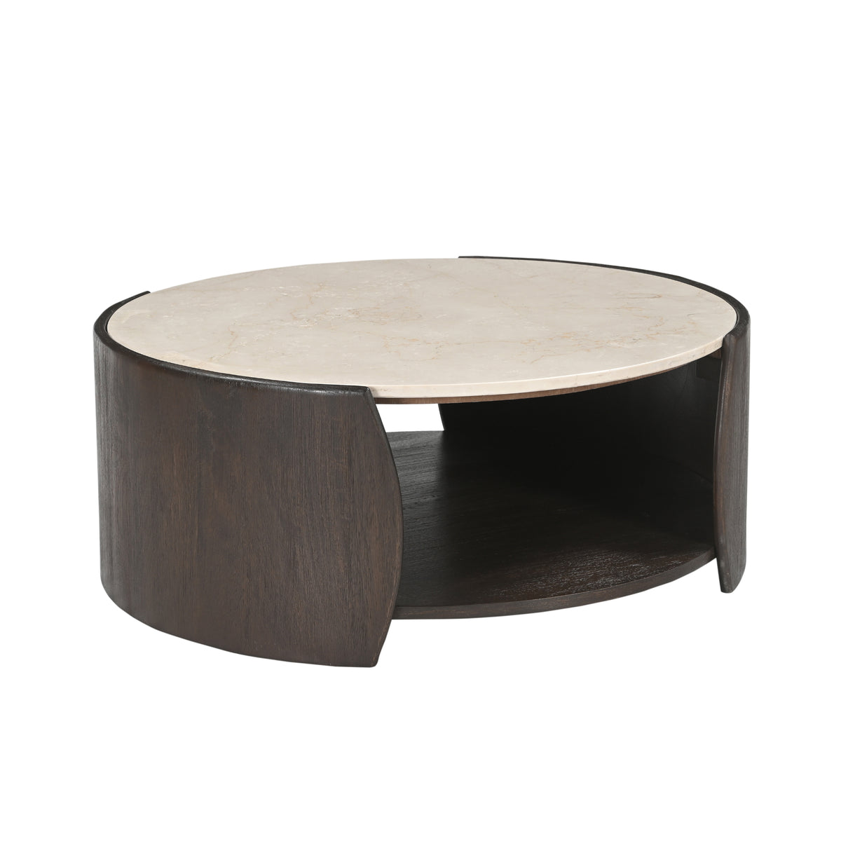 Mesa de centro Rune Mármol Botticino 80cm Starfurn