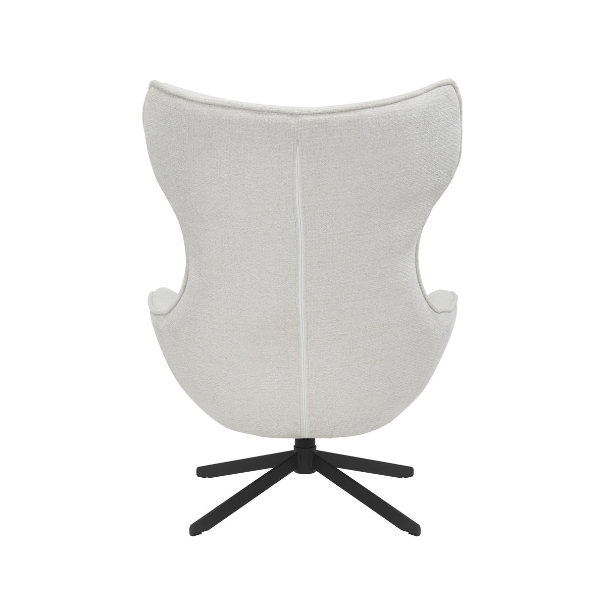 Sillón Olivia Giratorio Tela Blanco Roto Starfurn