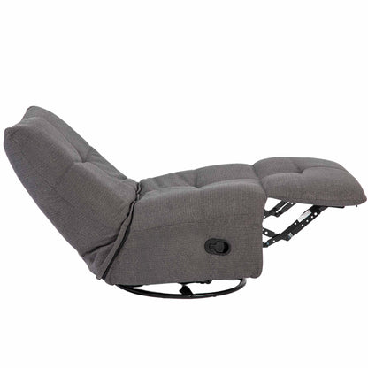 Sillón relax Lazy Tela Gris oscuro Starfurn
