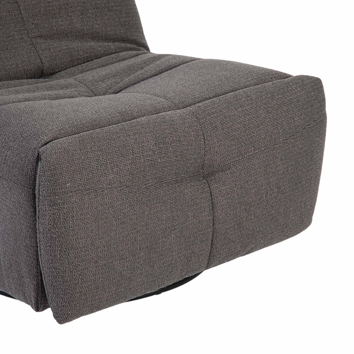 Sillón relax Lazy Tela Gris oscuro Starfurn