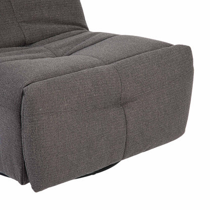 Sillón relax Lazy Tela Gris oscuro Starfurn