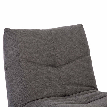 Sillón relax Lazy Tela Gris oscuro Starfurn