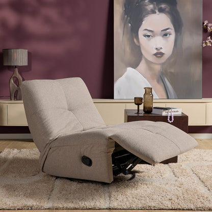 Sillón relax Lazy Tela Taupe Starfurn