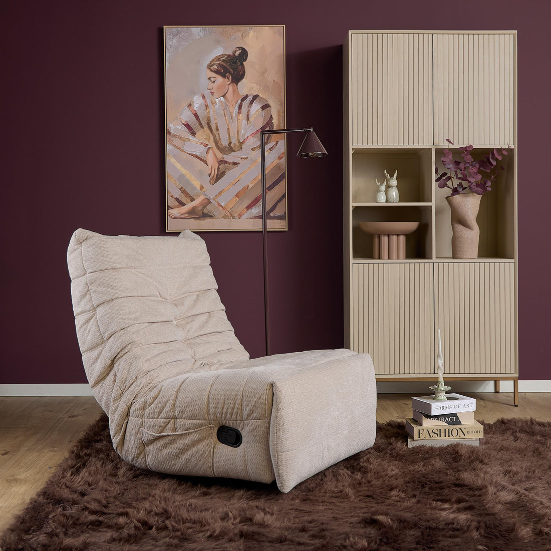 Sillón relax Zen Tela Beige Starfurn