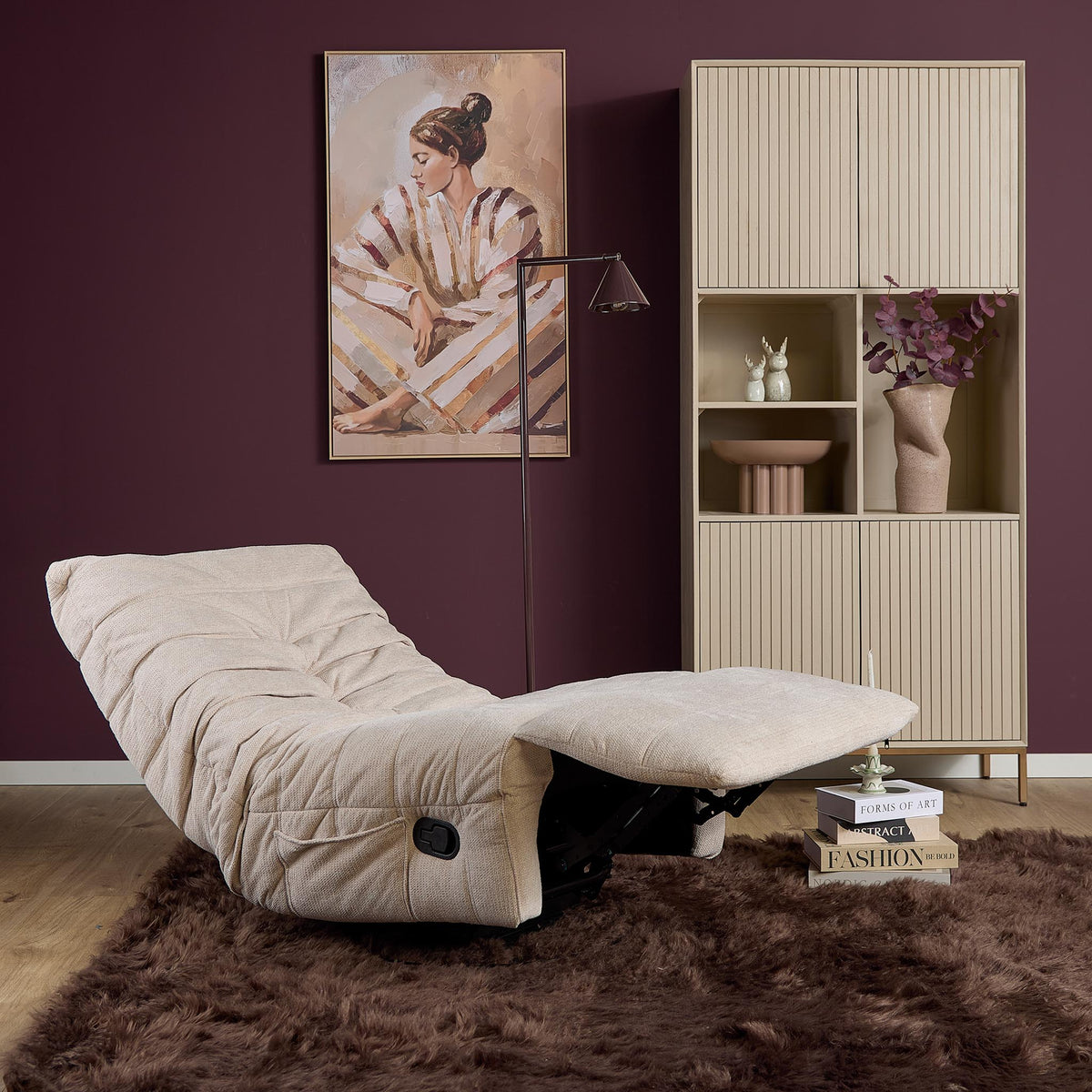 Sillón relax Zen Tela Beige Starfurn