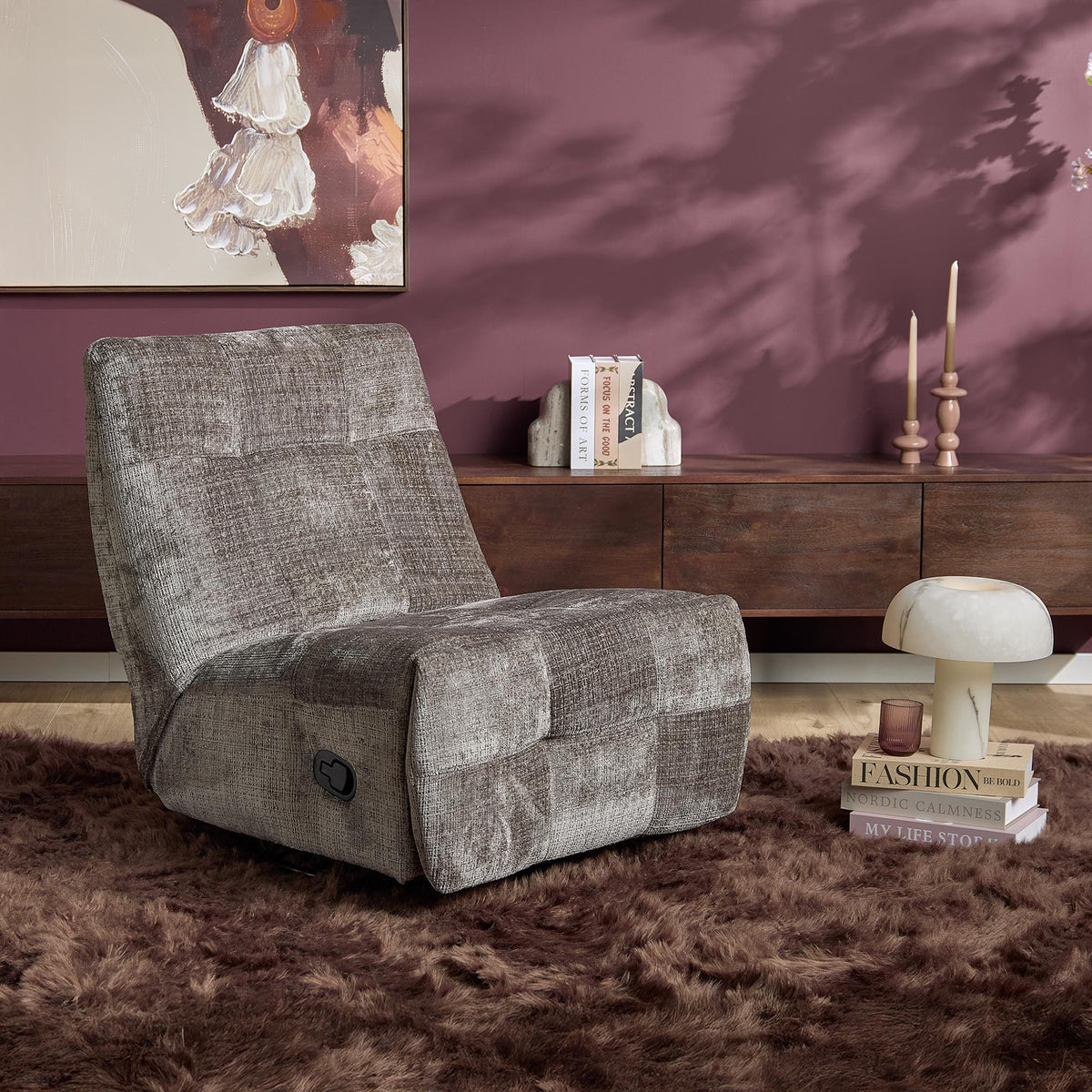 Sillón relax Chill Tela Gris Starfurn