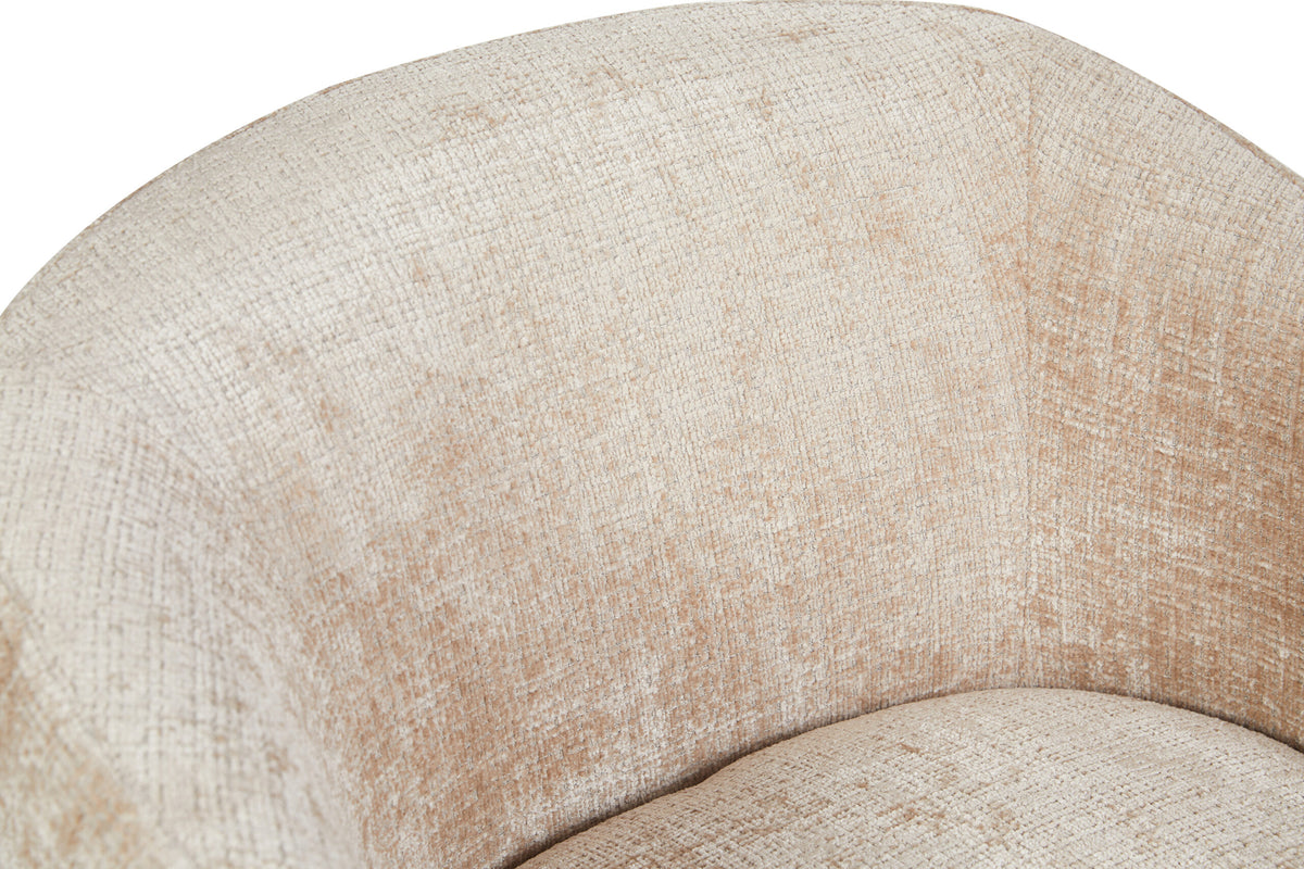Sillón Yara Giratorio Tela Beige Starfurn