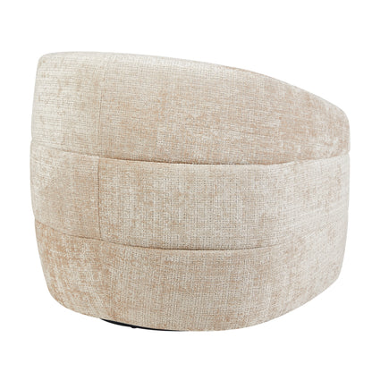 Sillón Yara Giratorio Tela Beige Starfurn