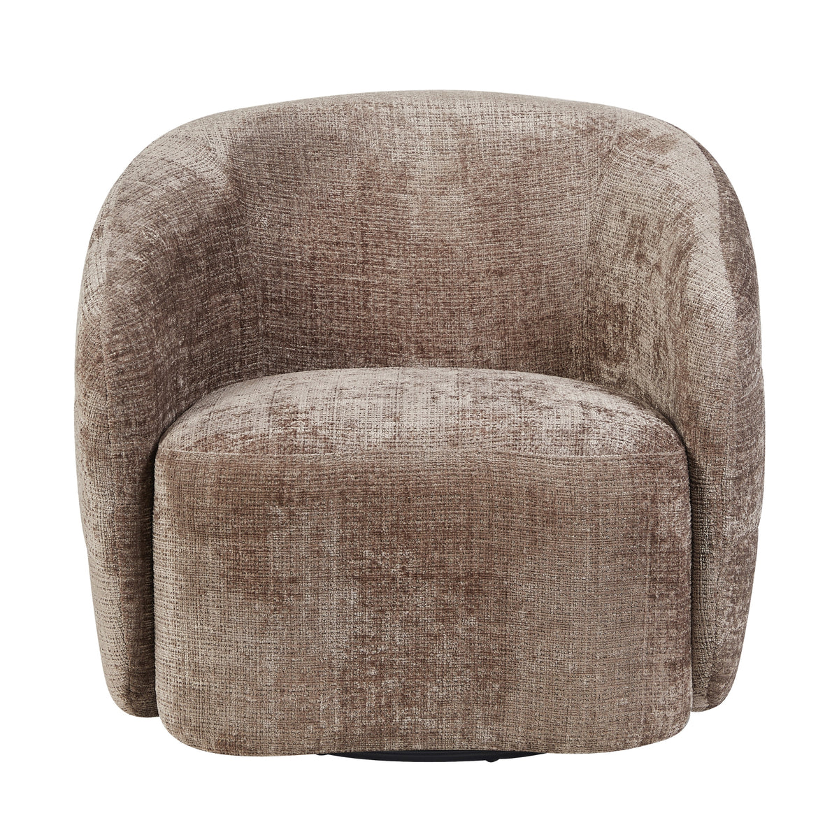 Sillón giratorio Yara de tela Clay Starfurn