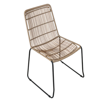 Silla de terraza Jane Natural Set de 2 Raw Materials
