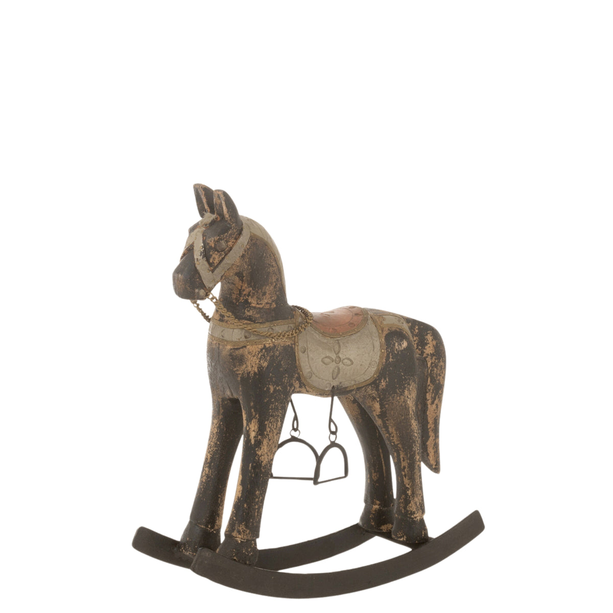 Caballo mecedor Topo Madera de mango Mix Pequeño J-Line