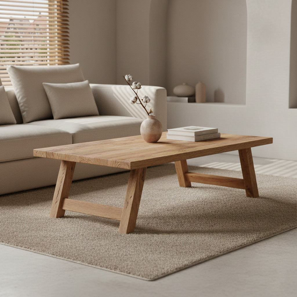 Mesa de centro Farmwood rectangular Raw Materials