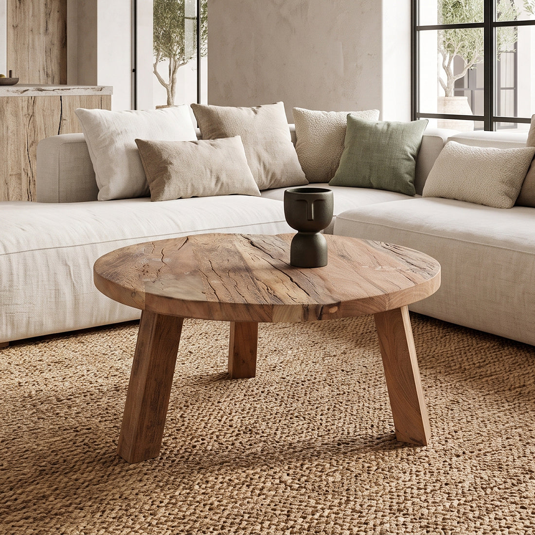 Mesa de centro Farmwood Redonda L Materias primas