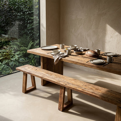 Mesa de comedor Farmwood Waterfall - 240cm Raw Materials