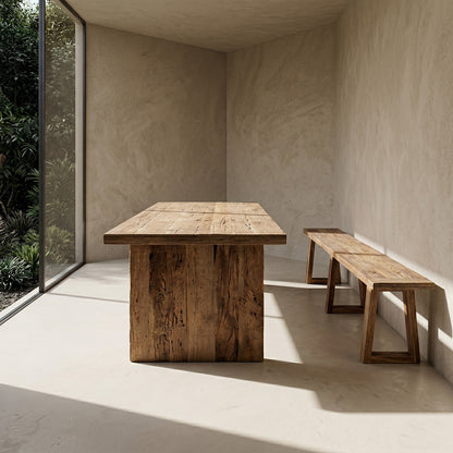 Mesa de comedor Farmwood Waterfall - 240cm Raw Materials