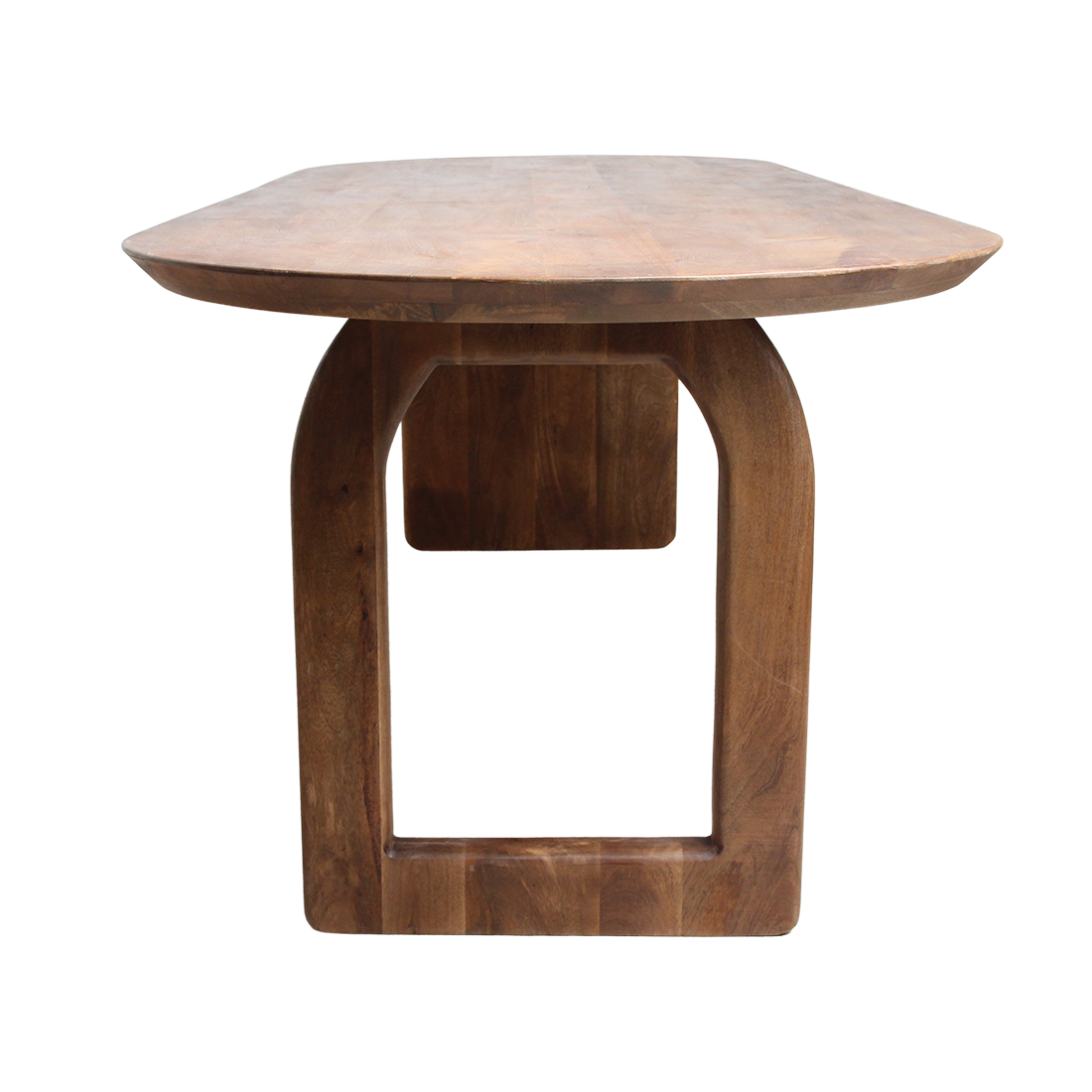 Mesa de comedor Bullnose Mix Marrón 180cm Raw Materials