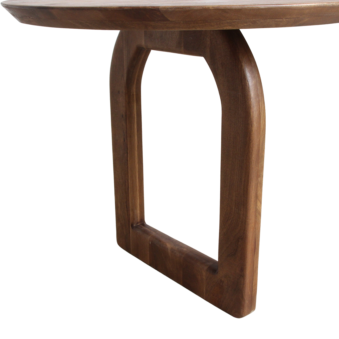 Mesa de comedor Bullnose Mix Marrón 180cm Raw Materials