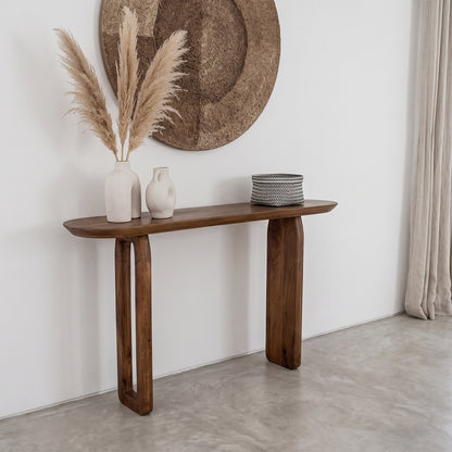 Mesa Consola Bullnose Marrón Raw Materials