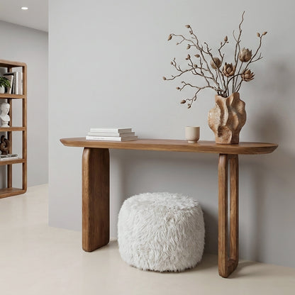 Mesa Consola Bullnose Marrón Raw Materials