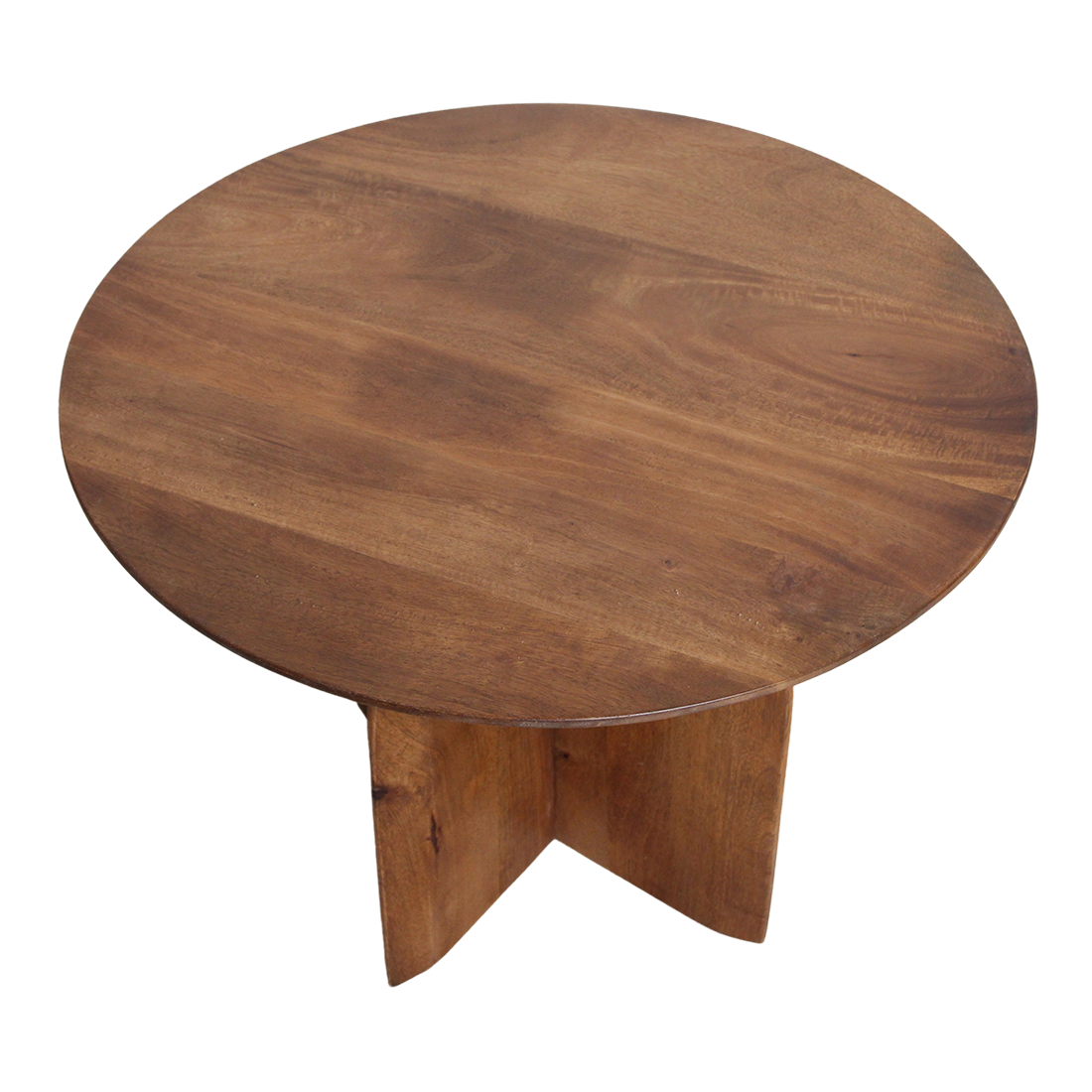 Mesa auxiliar de borde redondeado de 55 cm Raw Materials