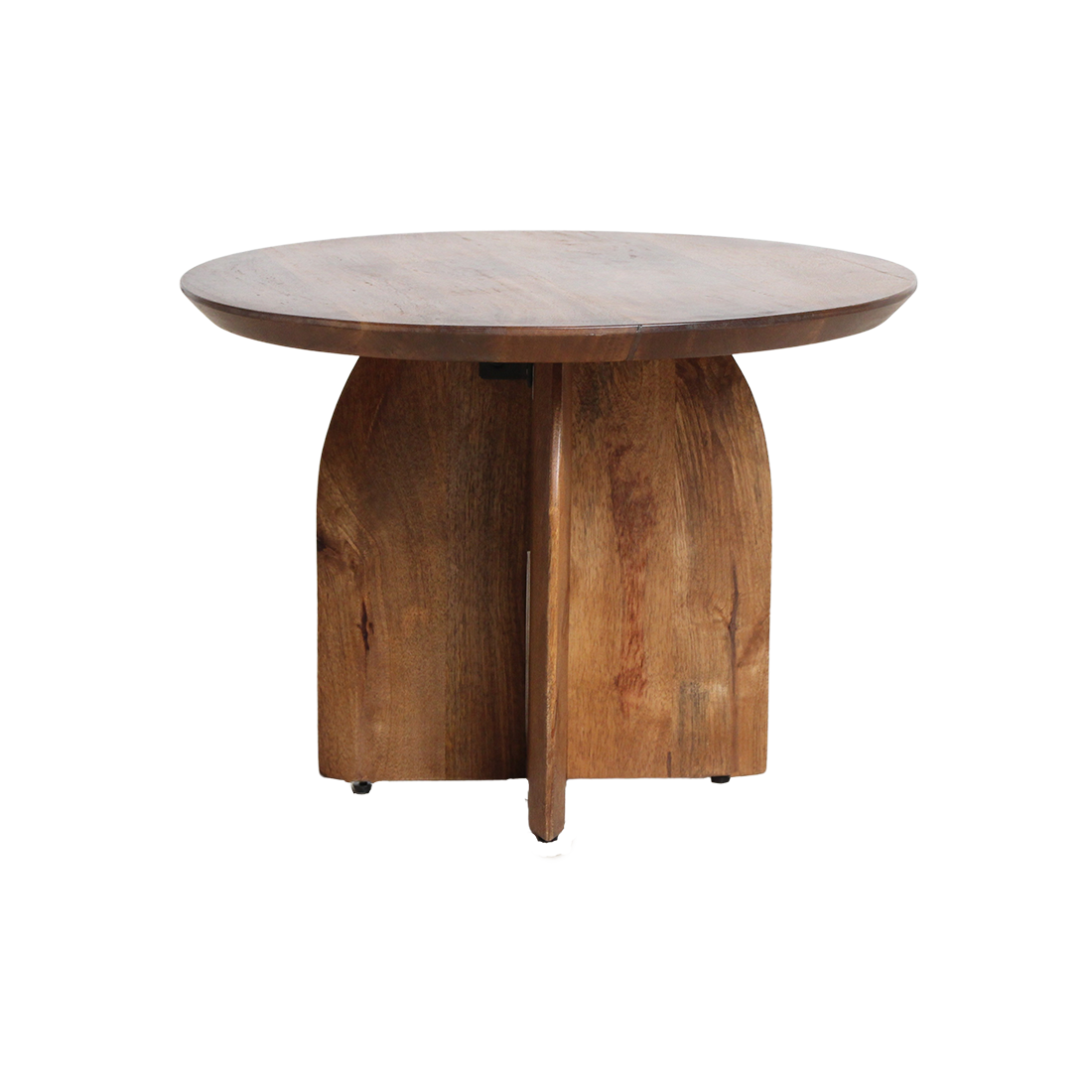 Mesa auxiliar de borde redondeado de 55 cm Raw Materials