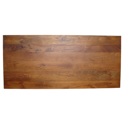 Mesa de comedor Bullnose Biselada Loop Madera de mango 180cm Materias primas