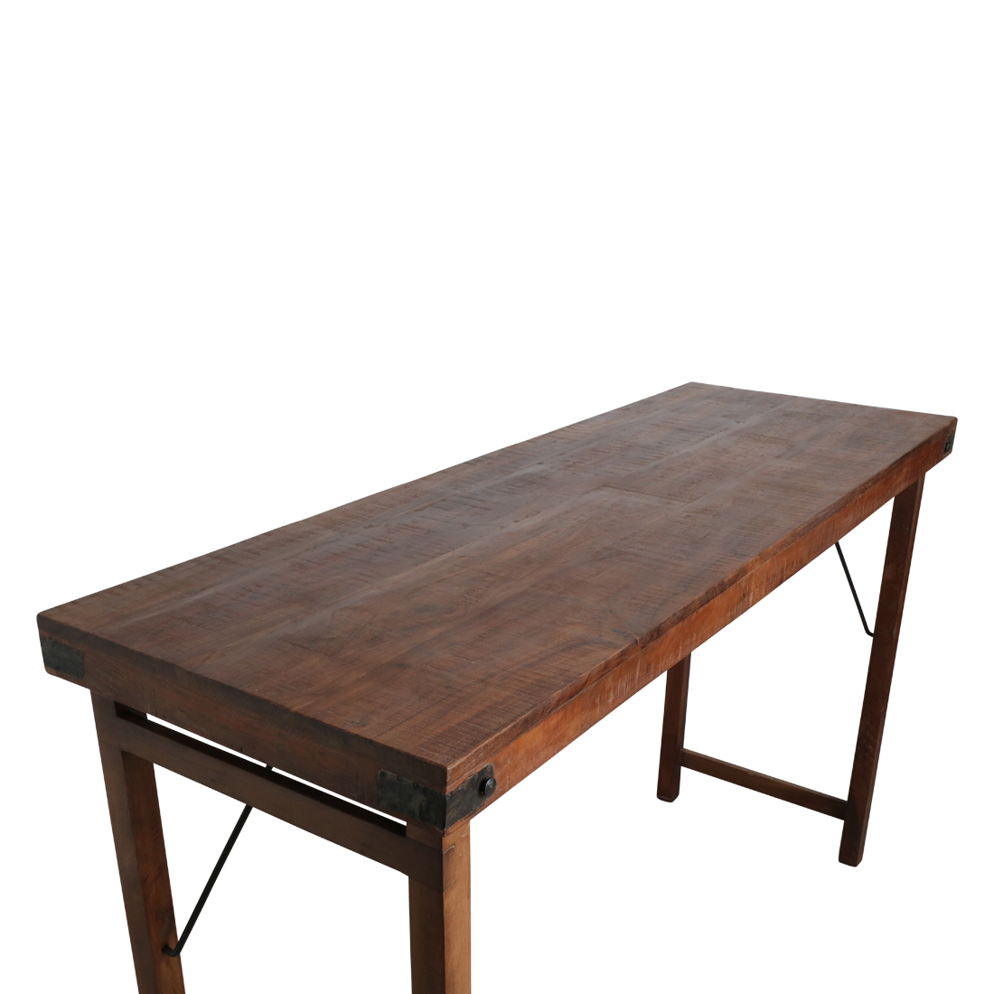 Mesa de mercado plegable marrón Raw Materials