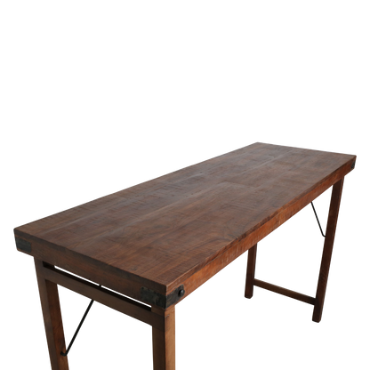 Mesa de mercado plegable marrón Raw Materials