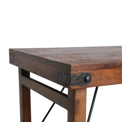 Mesa de mercado plegable marrón Raw Materials