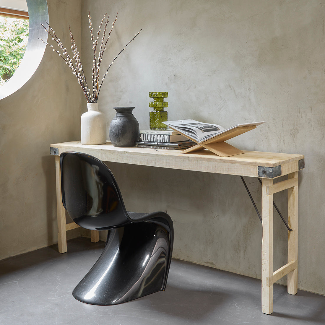 Consol plegable Limewash  Materias primas