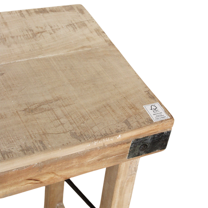 Consol plegable Limewash  Materias primas