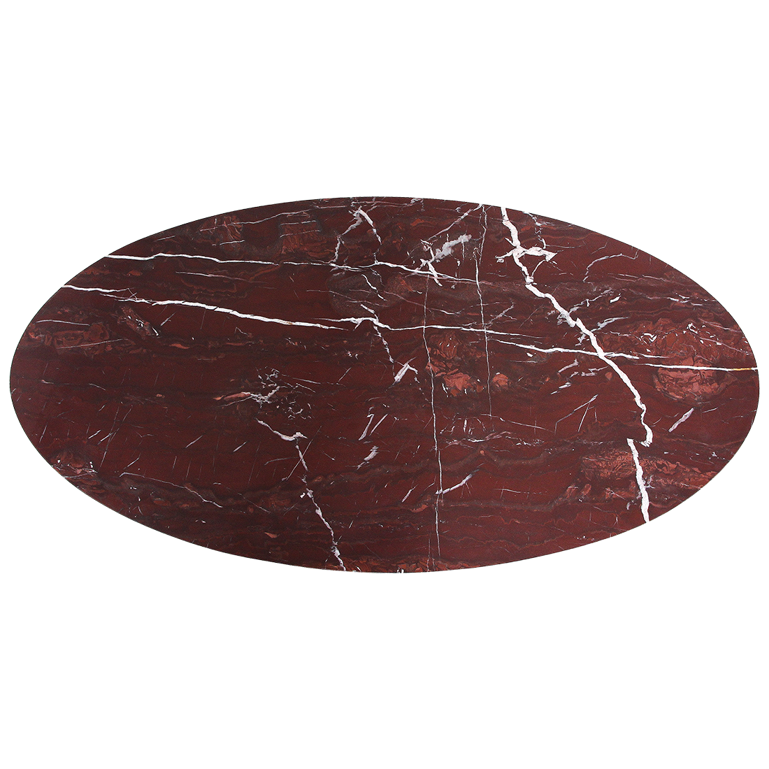 Mesa de centro ovalada de mármol «Cherry» Raw Materials