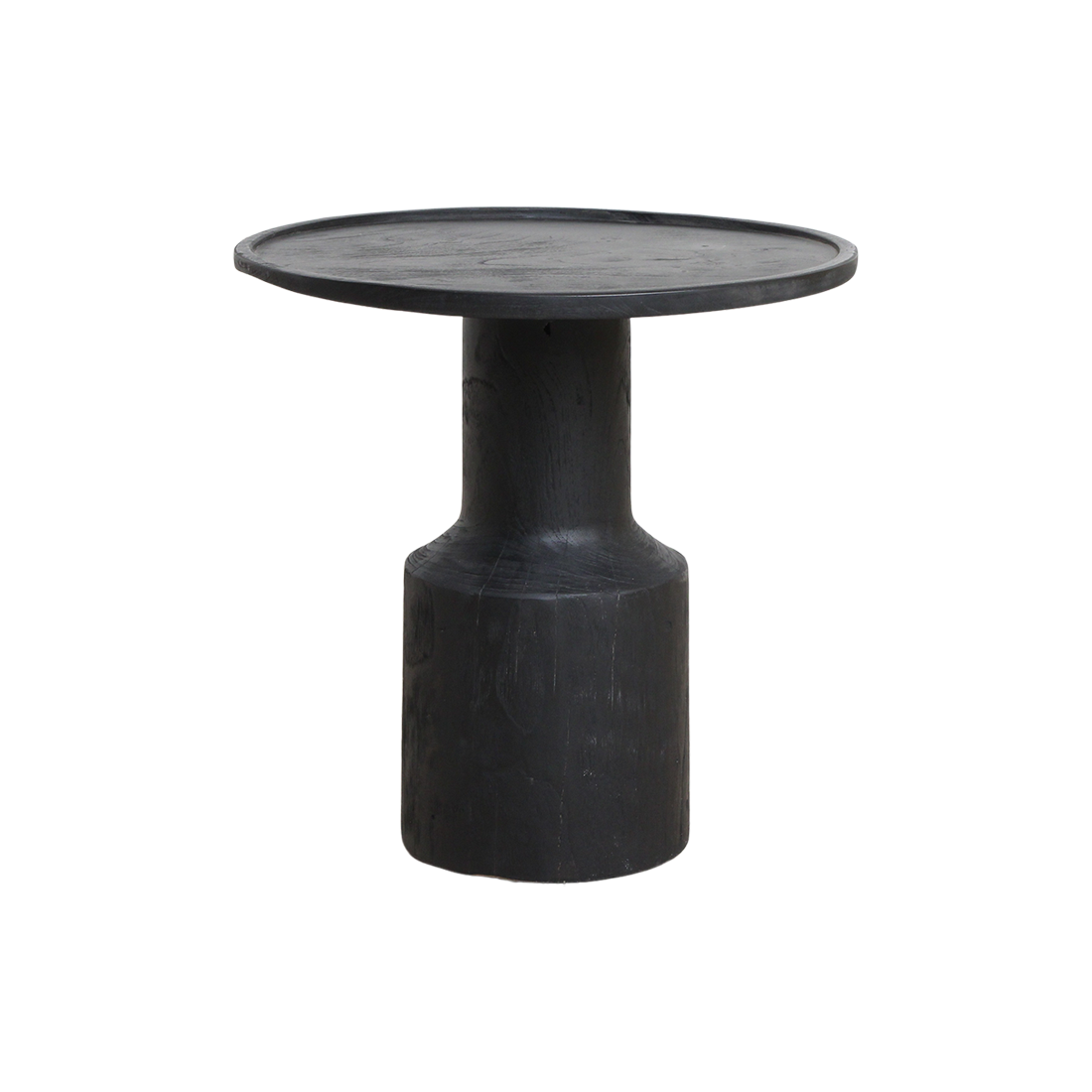 Mesa auxiliar Nero Midnight Raw Materials