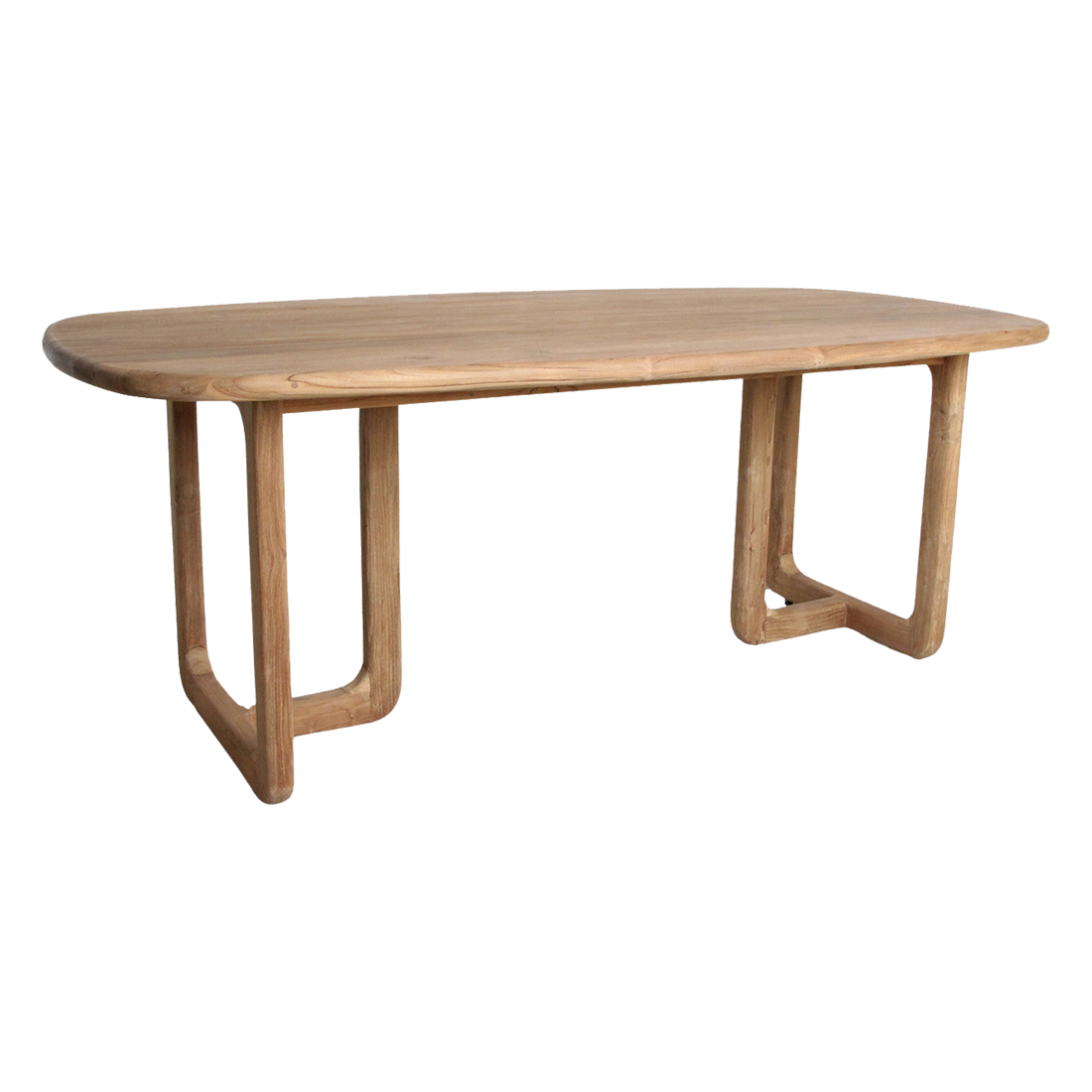 Mesa de comedor Invierno de teca 200 cm Raw Materials