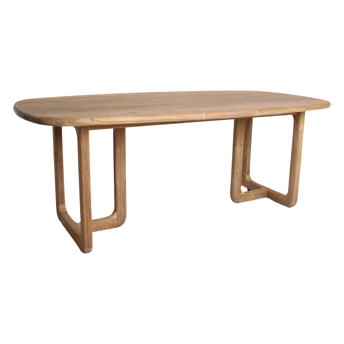 Mesa de comedor Invierno de teca 200 cm Raw Materials