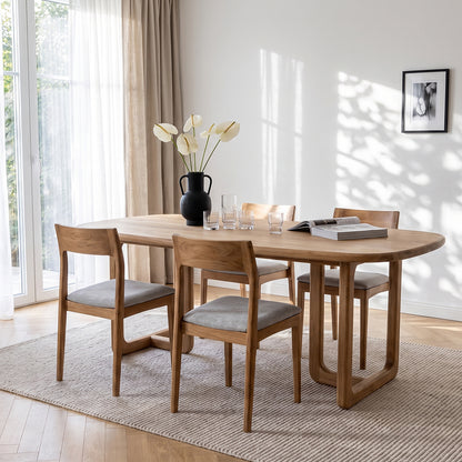Mesa de comedor Invierno de teca 200 cm Raw Materials