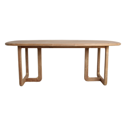 Mesa de comedor Invierno de teca 240 cm Raw Materials
