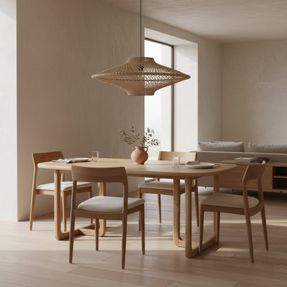 Mesa de comedor Invierno de teca 240 cm Raw Materials
