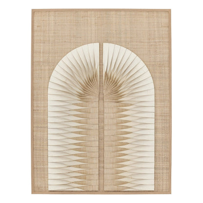 MUST Living Panel de pared Bow Eco Art Palma tejida