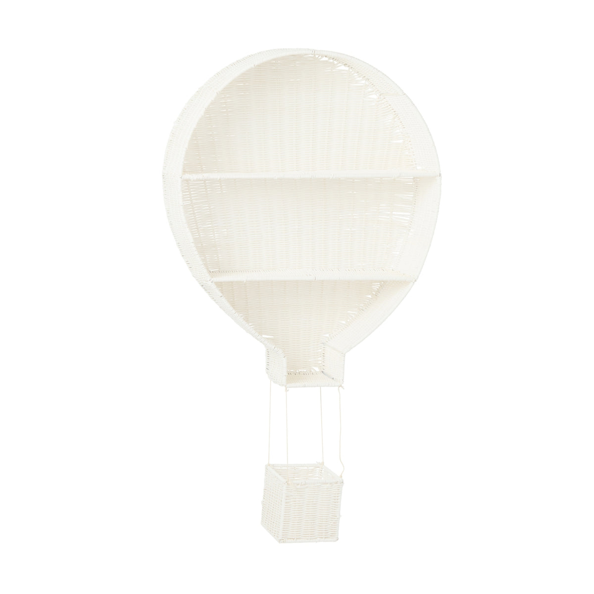 Estante de pared Globo aerostático Plástico Blanco J-Line