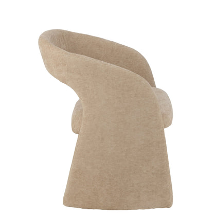 Silla de tela Anise beige J-Line