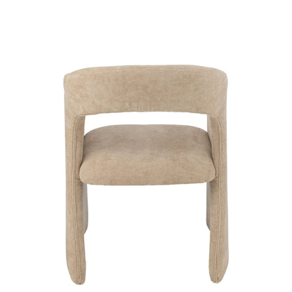 Silla de tela Anise beige J-Line
