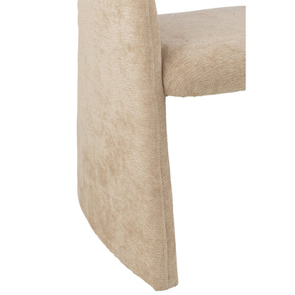 Silla de tela Anise beige J-Line