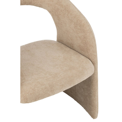 Silla de tela Anise beige J-Line