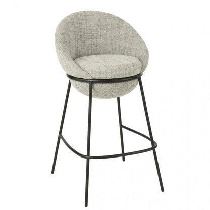 Taburete de bar de hierro gris/negro - J-Line