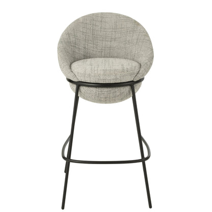 Taburete de bar de hierro gris/negro - J-Line
