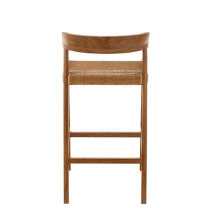 Taburete de bar Emma Madera de teca Marrón J-Line