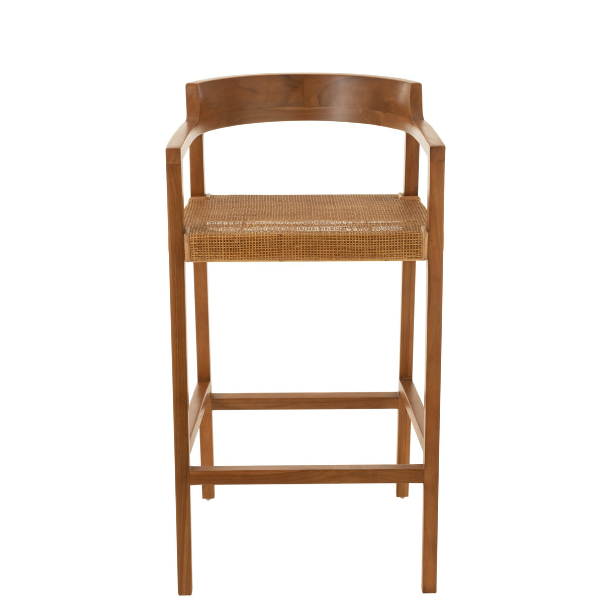 Taburete de bar Emma Madera de teca Marrón J-Line
