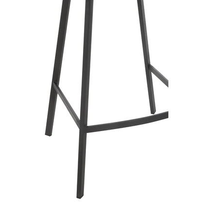Taburete de bar Kent Metal/Poliéster Marrón J-Line