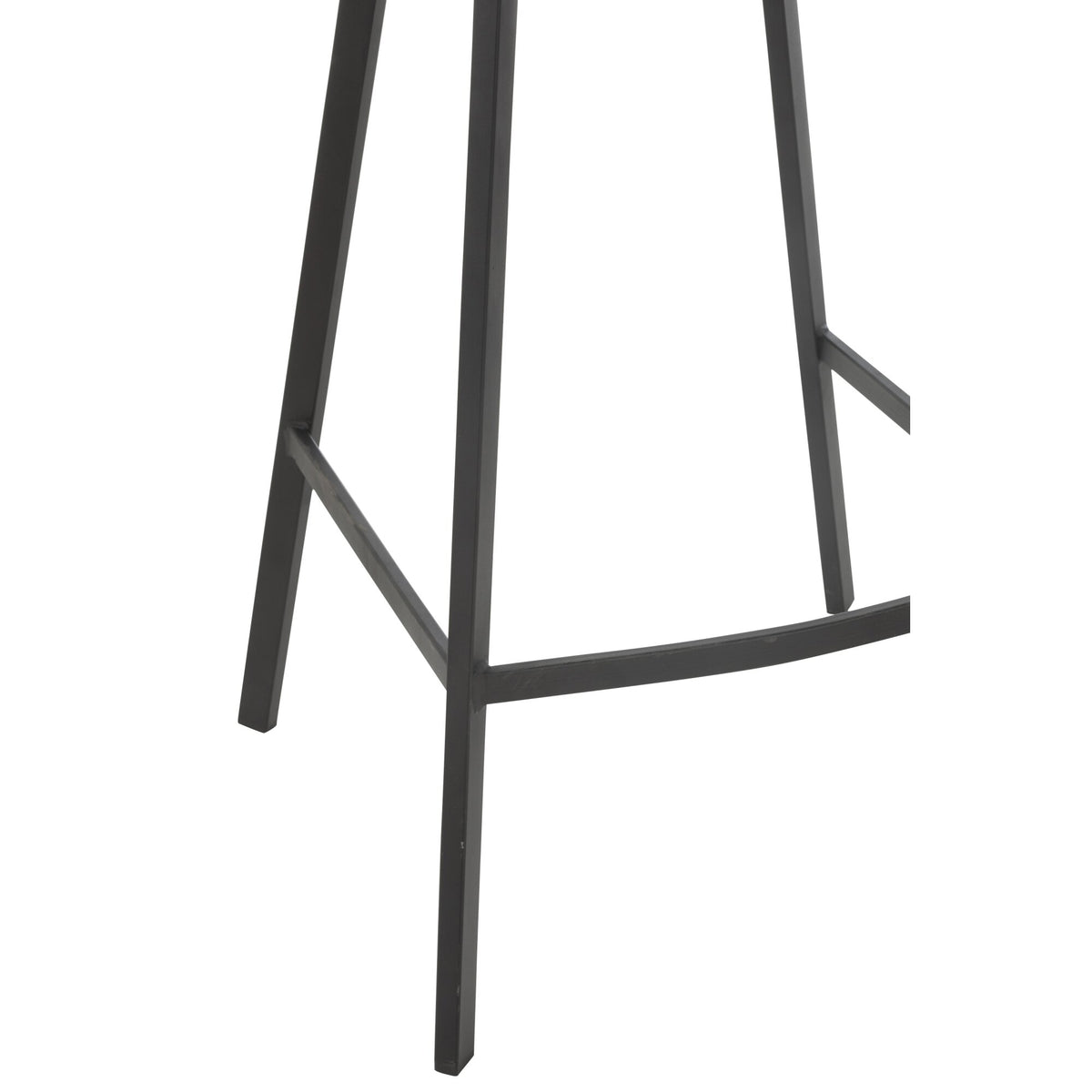 Taburete de bar Kent Metal/Poliéster Blanco J-Line